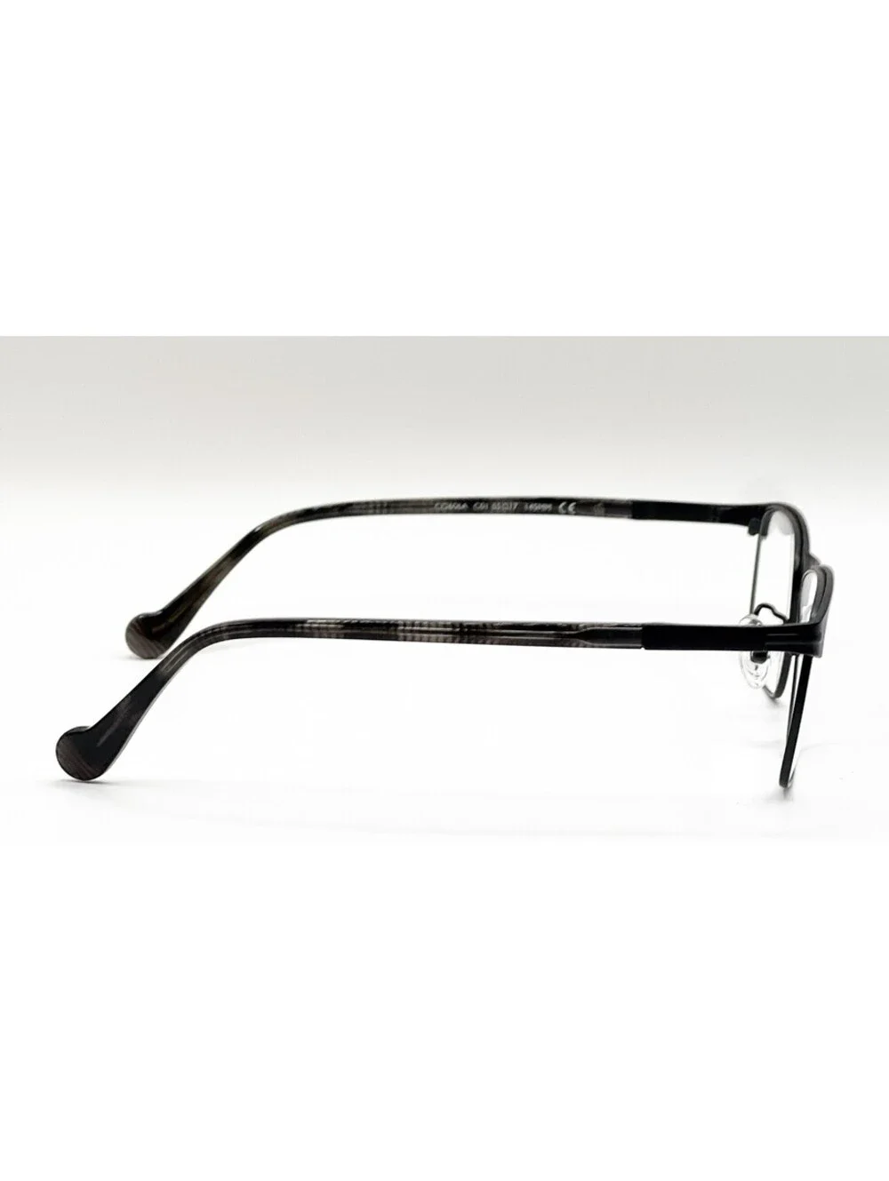 Canali CO606A C01 Black Rectangle Authentic Eyeglass Frames 55-17-145